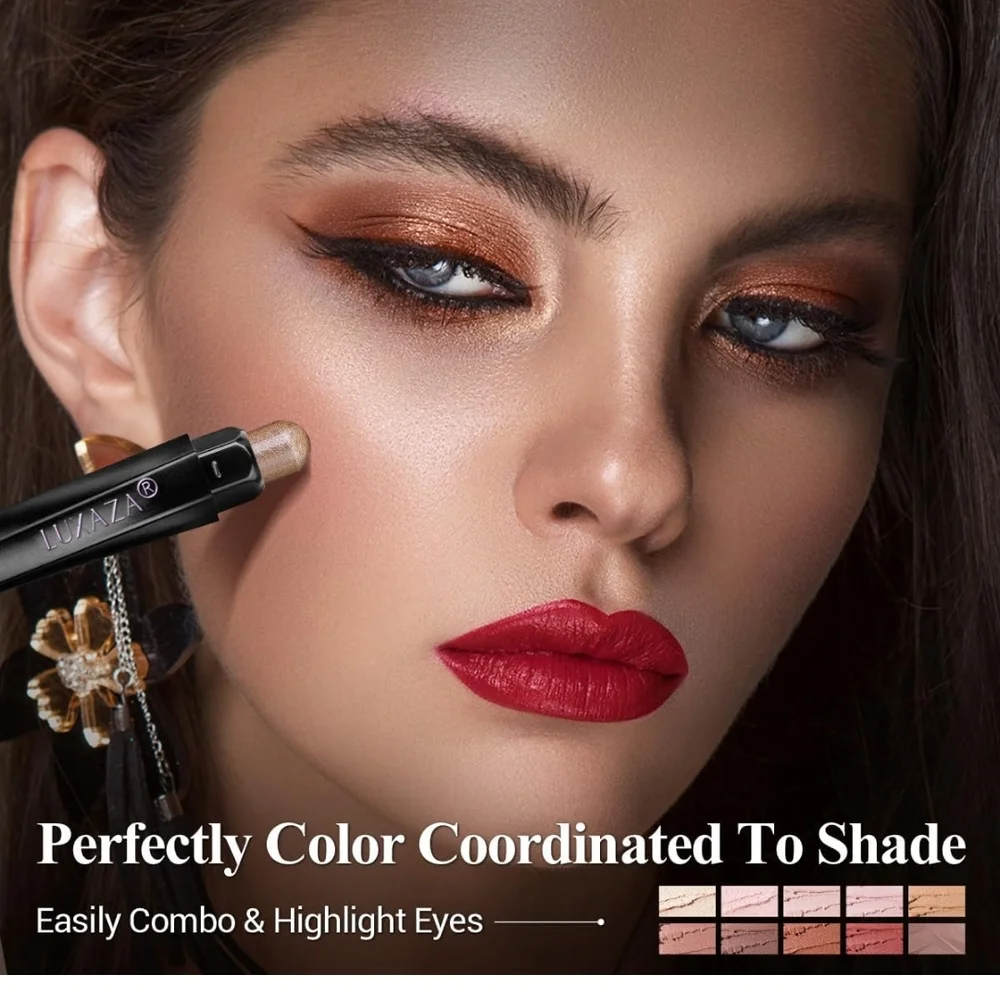 Makeup Stick Set - Black, Pink, Gold, Brown Shades